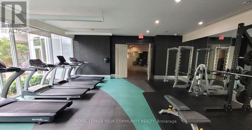 #1702 -80 Marine Parade Dr, Toronto, ON - Indoor Photo Showing Gym Room