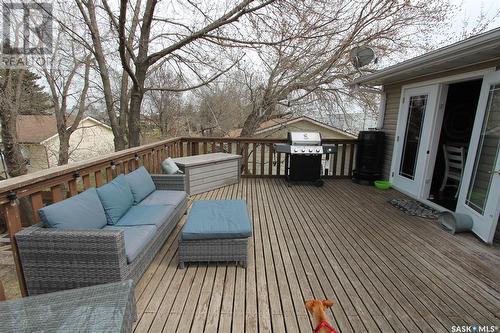 838 Prospect Avenue, Oxbow, SK - Outdoor With Deck Patio Veranda With Exterior