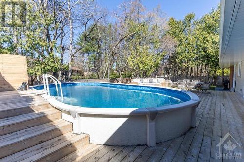 20 Varley Drive, Ottawa, ON - Outdoor With Above Ground Pool