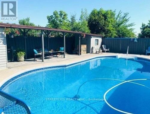 9 Watson Crescent, Brampton, ON - Outdoor With In Ground Pool With Deck Patio Veranda With Backyard