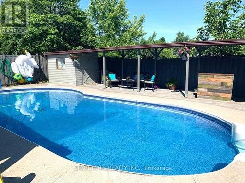9 Watson Crescent, Brampton, ON - Outdoor With In Ground Pool With Backyard