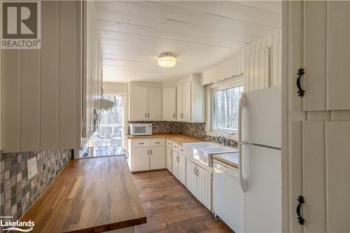 1024 Jim Beef Lake Road, Haliburton, ON - Indoor Photo Showing Kitchen With Double Sink