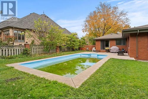 13961 Riverside Drive, Tecumseh, ON - Outdoor With In Ground Pool With Backyard