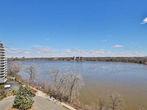 View - 904-500 Place Juge-Desnoyers, Laval (Pont-Viau), QC - Outdoor With Body Of Water With View