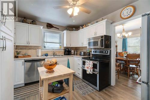 309 Helena Street, Point Edward, ON - Indoor Photo Showing Kitchen With Double Sink