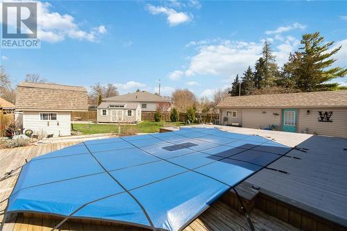 309 Helena Street, Point Edward, ON - Outdoor With In Ground Pool With Backyard