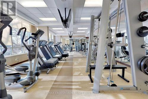 1609 - 75 North Park Road, Vaughan, ON - Indoor Photo Showing Gym Room