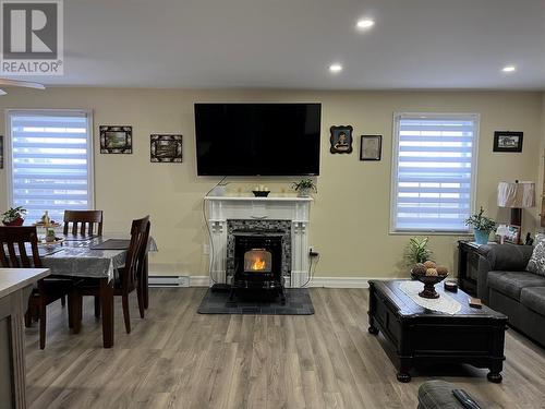67 Southside Lower Road, Carbonear, NL - Indoor Photo Showing Living Room With Fireplace