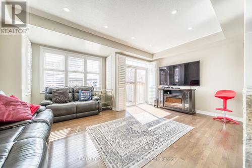 18 Bernadino St, Brampton, ON - Indoor Photo Showing Living Room With Fireplace