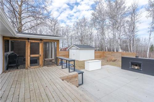 37035 36 Road N, Steinbach, MB - Outdoor With Deck Patio Veranda With Exterior