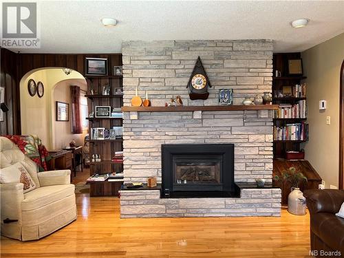 27 Hillhurst Drive, Quispamsis, NB - Indoor Photo Showing Living Room With Fireplace