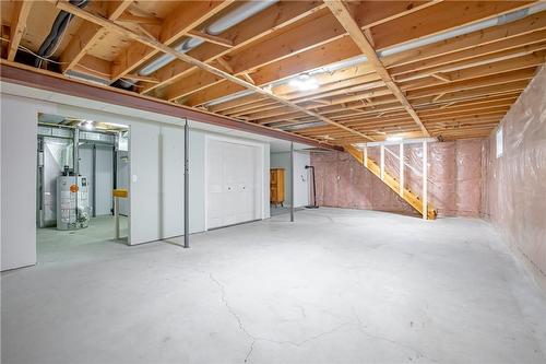 Partially finished basement with insulated exterior walls. - 1095 Deborah Street, Fonthill, ON - Indoor Photo Showing Basement