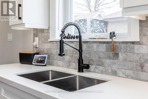 375 George St, Milton, ON - Indoor Photo Showing Kitchen With Double Sink