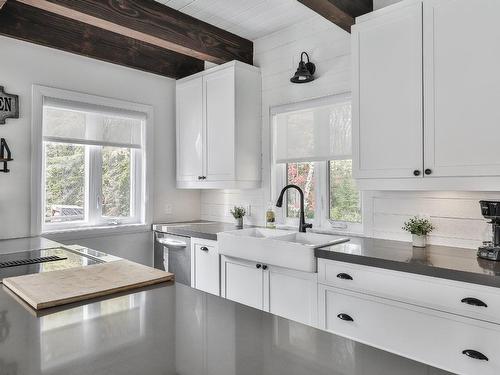 Kitchen - 22 Ch. Lafleur, Saint-Donat, QC - Indoor Photo Showing Kitchen With Upgraded Kitchen