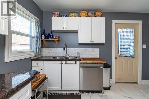 1291 Cannon Street E, Hamilton, ON - Indoor Photo Showing Kitchen With Double Sink
