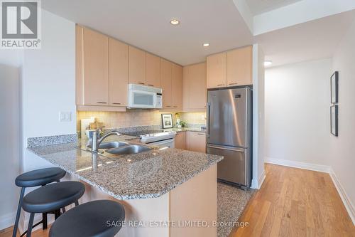 #412 -88 Palace Pier Crt, Toronto, ON - Indoor Photo Showing Kitchen With Double Sink