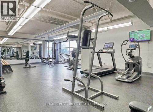 #805 -389 Dundas St, London, ON - Indoor Photo Showing Gym Room