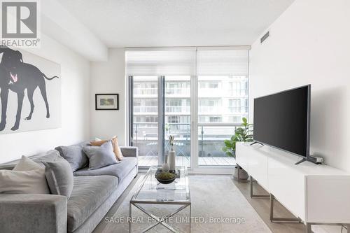 #716 -59 Annie Craig Dr, Toronto, ON - Indoor Photo Showing Living Room