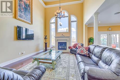 1498 Arrowhead Rd, Oakville, ON - Indoor Photo Showing Living Room With Fireplace