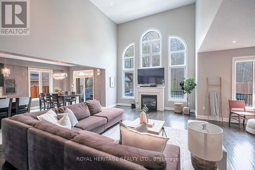 336 George Reynolds Drive, Clarington, ON - Indoor Photo Showing Living Room With Fireplace