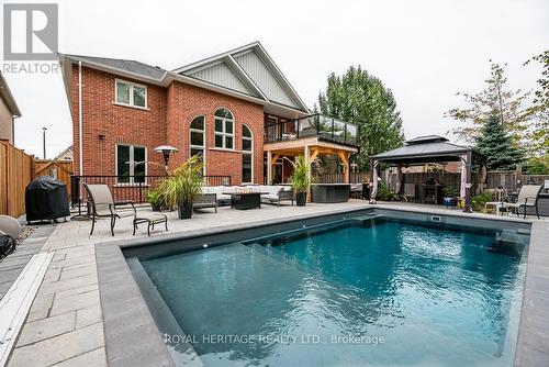 336 George Reynolds Drive, Clarington, ON - Outdoor With In Ground Pool With Deck Patio Veranda