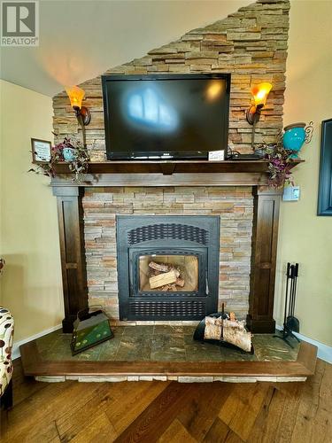 18 Drong'S Lane, Laurenceton, NL - Indoor Photo Showing Living Room With Fireplace