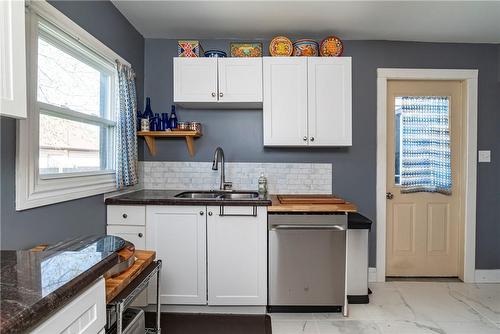 1291 Cannon Street E, Hamilton, ON - Indoor Photo Showing Kitchen With Double Sink