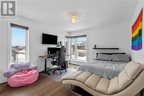 Large Second bedroom with corner window - 165 Finsbury Avenue, Stittsville, ON - Indoor Photo Showing Bedroom