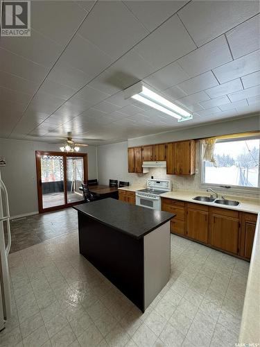 2.52 Acres North, Hudson Bay Rm No. 394, SK - Indoor Photo Showing Kitchen With Double Sink