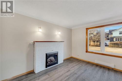 77 Patterson Street, Greater Sudbury, ON - Indoor Photo Showing Living Room With Fireplace