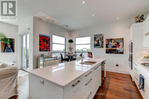 #203 -1705 Fiddlehead Pl, London, ON - Indoor Photo Showing Kitchen With Double Sink