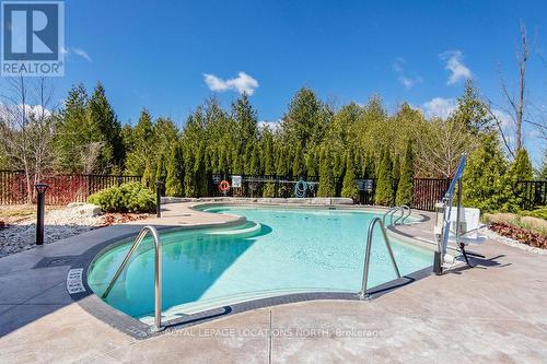 #107 -11 Beausoleil Lane, Blue Mountains, ON - Outdoor With In Ground Pool With Backyard