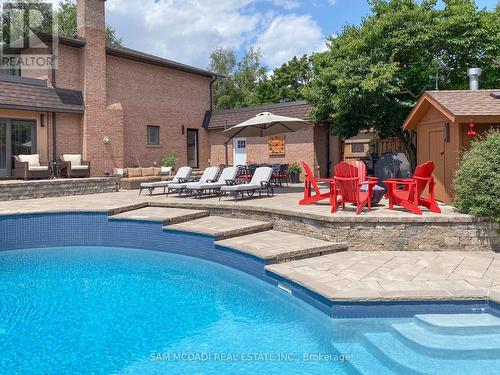 3 Huttonville Drive, Brampton, ON - Outdoor With In Ground Pool