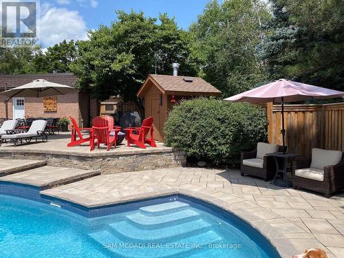 3 Huttonville Drive, Brampton, ON - Outdoor With In Ground Pool With Deck Patio Veranda With Backyard