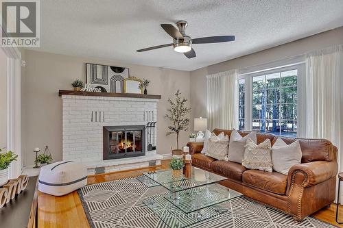 50 Black Bear Drive, Kawartha Lakes, ON - Indoor Photo Showing Living Room With Fireplace