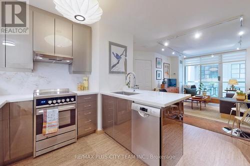 #301 -311 Richmond St E, Toronto, ON - Indoor Photo Showing Kitchen With Upgraded Kitchen