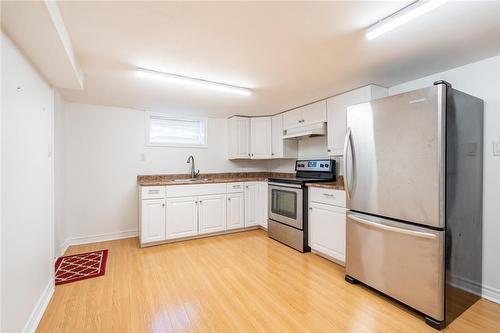 149 Strathcona Avenue N, Hamilton, ON - Indoor Photo Showing Kitchen With Double Sink