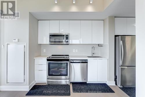 #4818 -30 Shore Breeze Dr, Toronto, ON - Indoor Photo Showing Kitchen With Stainless Steel Kitchen