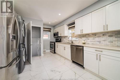 3108 Dominion Boulevard, Windsor, ON - Indoor Photo Showing Kitchen With Stainless Steel Kitchen With Double Sink