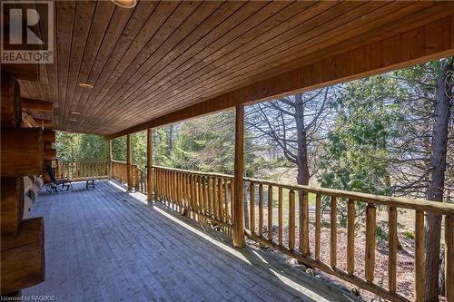 1182 Dorcas Bay Road, Tobermory, ON - Outdoor With Deck Patio Veranda With Exterior