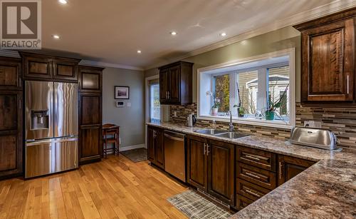 15 Simms Street, St. John'S, NL - Indoor Photo Showing Kitchen With Double Sink