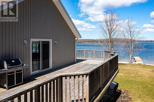 115 South Shores Road, Grey Highlands, ON - Outdoor With Body Of Water With Deck Patio Veranda