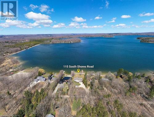 115 South Shores Road, Grey Highlands, ON - Outdoor With Body Of Water With View