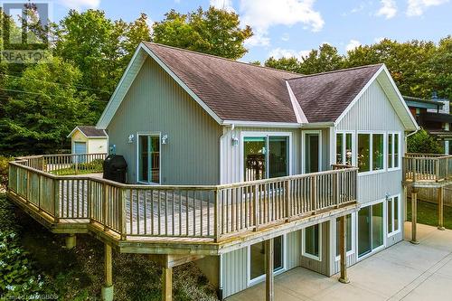 115 South Shores Road, Grey Highlands, ON - Outdoor With Deck Patio Veranda With Exterior