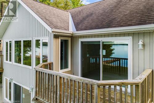 115 South Shores Road, Grey Highlands, ON - Outdoor With Deck Patio Veranda With Exterior