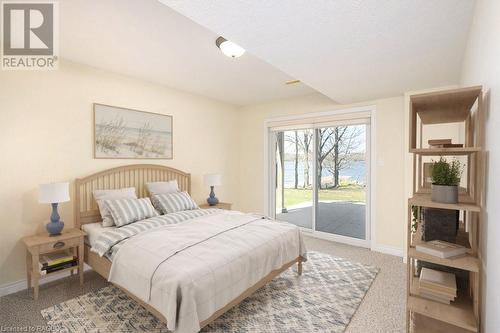 This photo has been virtually staged. - 115 South Shores Road, Grey Highlands, ON - Indoor Photo Showing Bedroom