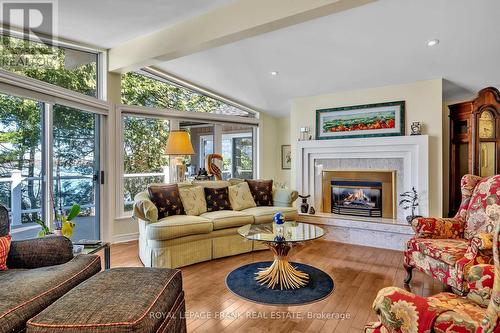 784 Birchview Rd, Douro-Dummer, ON - Indoor Photo Showing Living Room With Fireplace