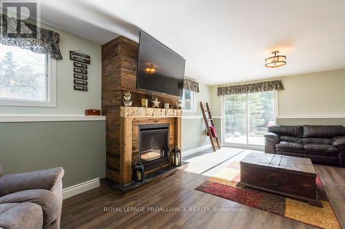 1 Bethel Road, Quinte West, ON - Indoor Photo Showing Living Room With Fireplace