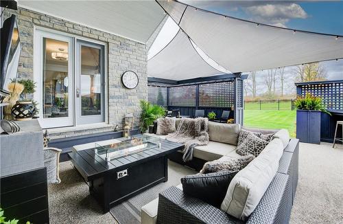 14 Harper Boulevard, Brantford, ON - Outdoor With Deck Patio Veranda With Exterior