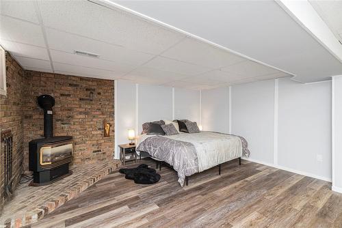 736 Limeridge Road E, Hamilton, ON - Indoor Photo Showing Bedroom With Fireplace